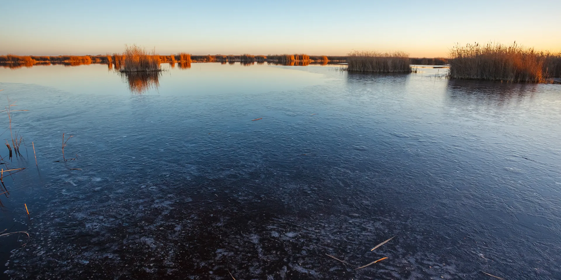 Der See im Winter