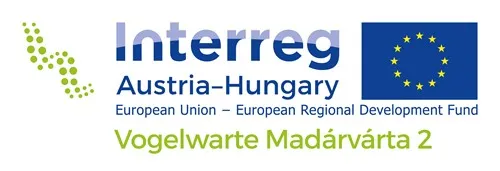 Interreg Austria-Hungary, European Union - European Regional Development Fund. Vogelwarte Madárvarta 2