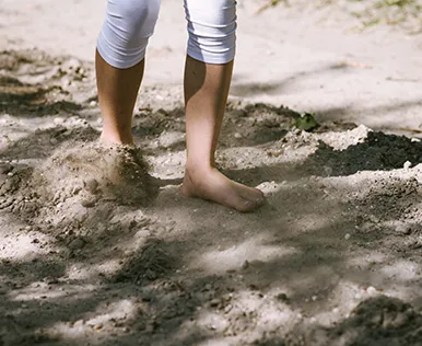 Füße im Sand